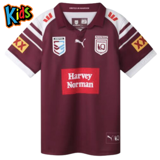 Queensland Maroons 2025 Women's State of Origin Jersey - Kids Sizes