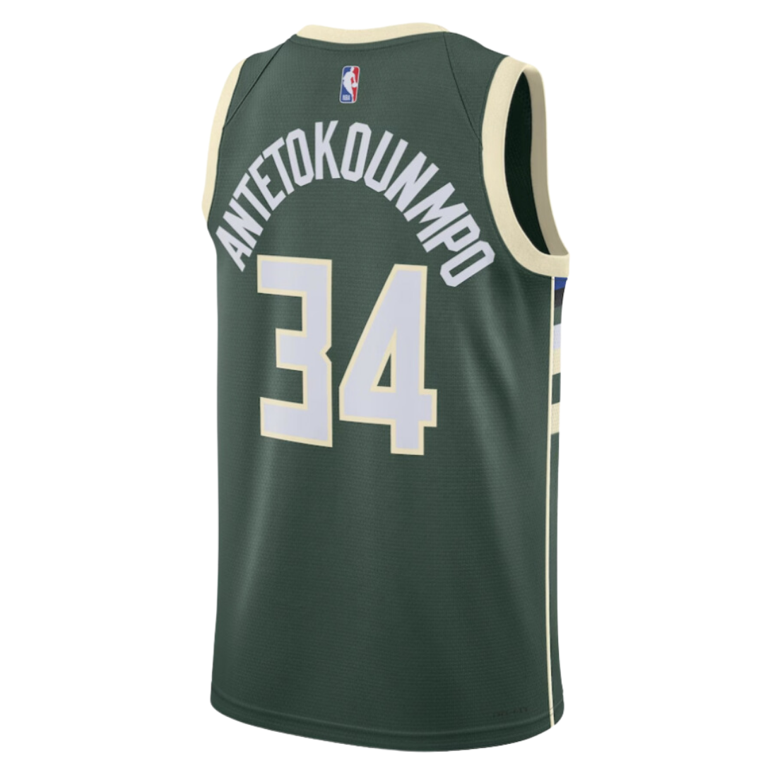 Giannis Antetokounmpo Milwaukee Bucks 24/25 Icon Swingman Jersey