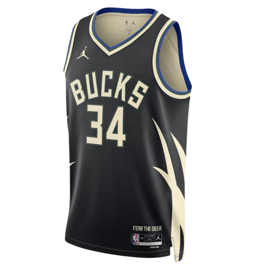 Giannis Antetokounmpo Milwaukee Bucks 24/25 Statement Swingman Jersey