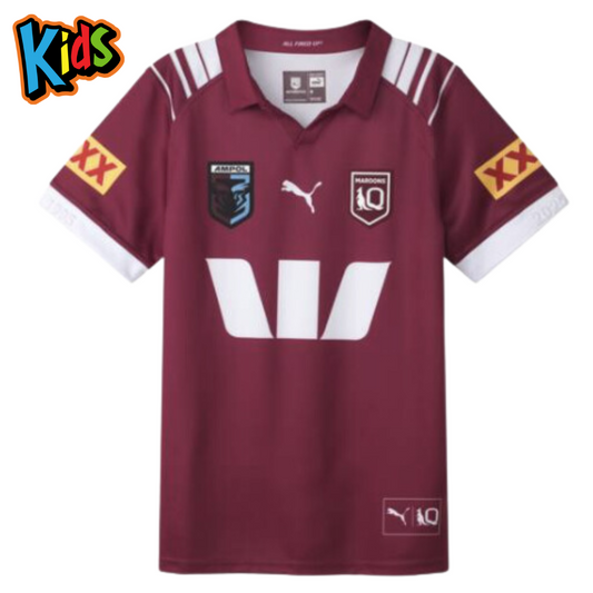 Queensland Maroons 2025 Kids State of Origin Jersey