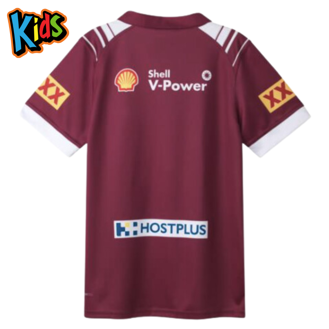 Queensland Maroons 2025 Kids State of Origin Jersey